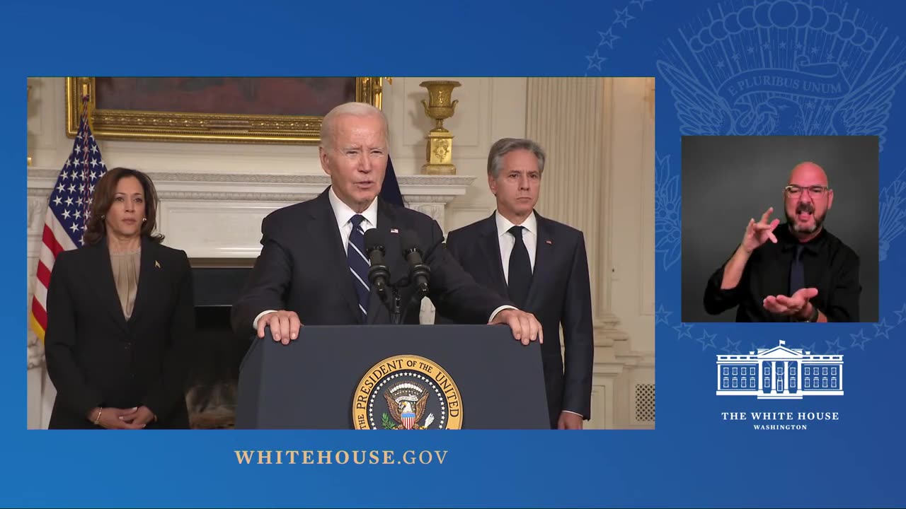 President Biden Delivers Remarks on the Terrorist Attacks in Israel