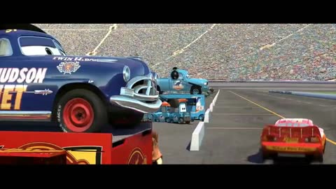 Cars 1 race scene