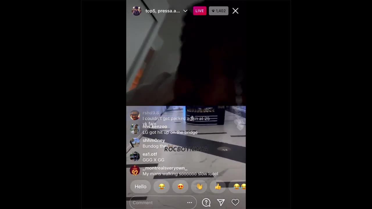 Top5 x BFRbundog IG live talks fighting Moula 1st and Booggz