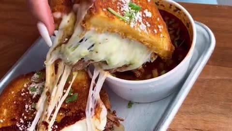 Are you smackin or passin on this Birria grilled cheese from