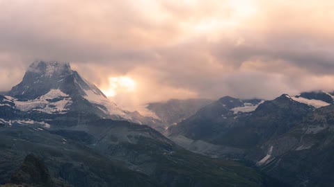 Sunset at the Matterhorn