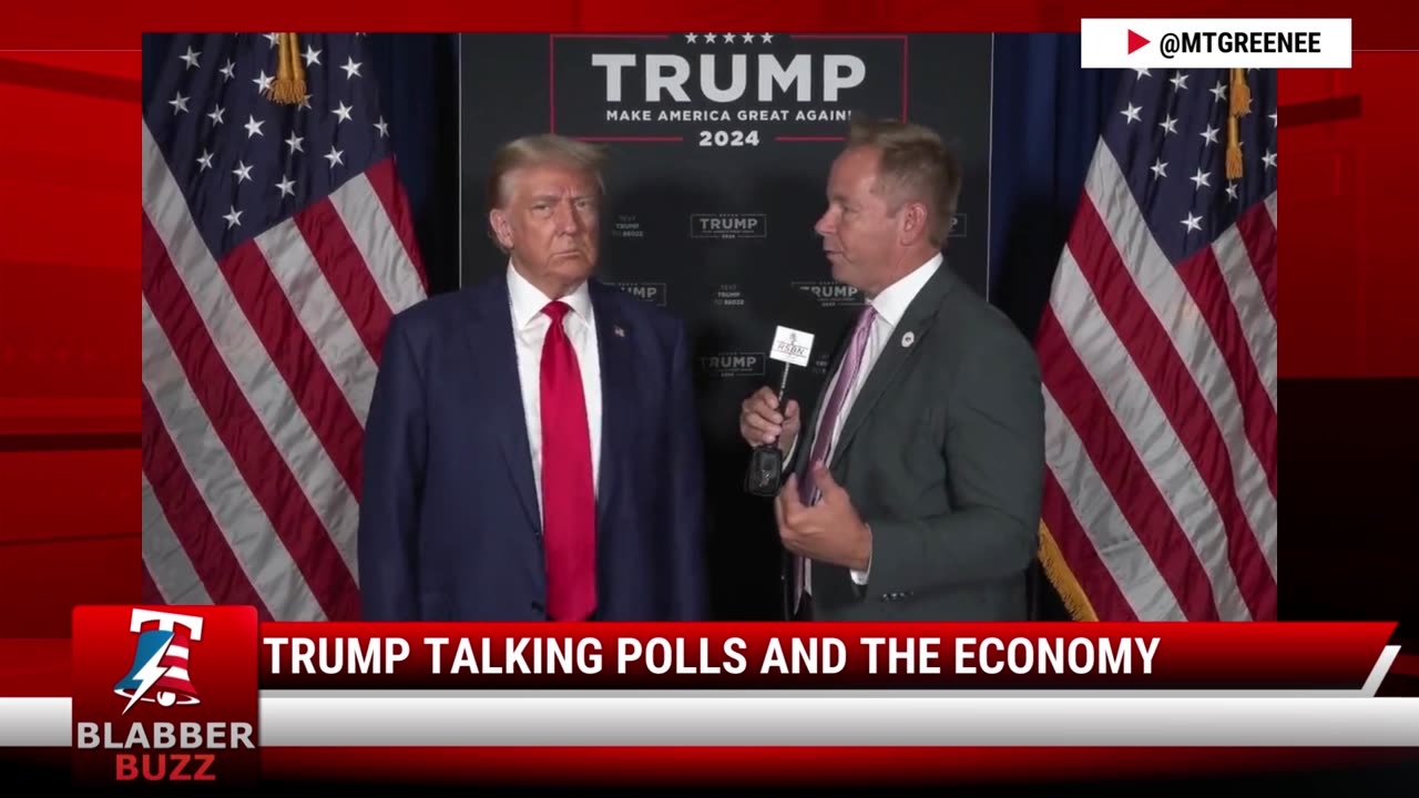 Trump Talking Polls And The Economy