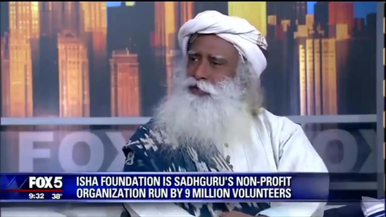 Sadhguru Impresses The USA News Channel With His Answers