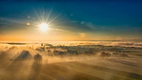 Peaceful Village Morning Sounds.