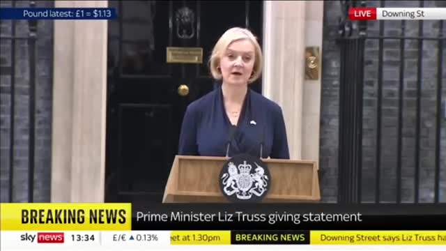 Liz Truss resigns as Prime Minister-full