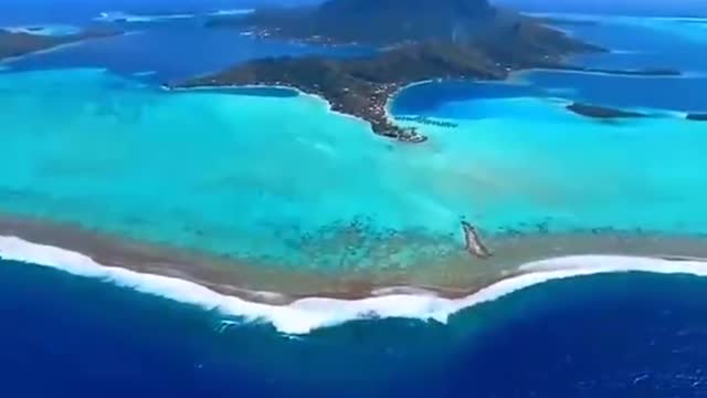 The sea is so beautiful