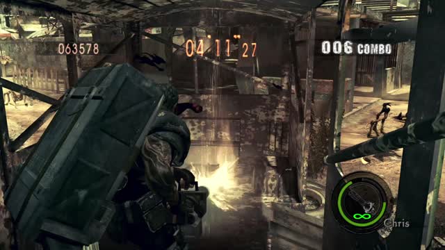 Resident Evil 5 PS4 Mercenaries United solo Chris Heavy Metal Public Assembly 150 kills