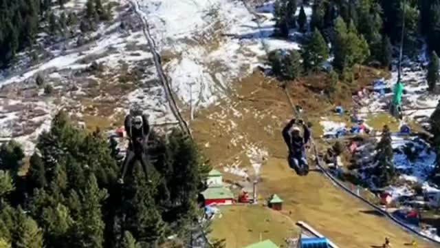 Zip Line in Swat Valley Pakistan