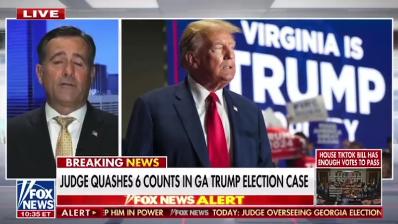 John Ratcliffe- judge quashes 6 counts in GA Trump election case