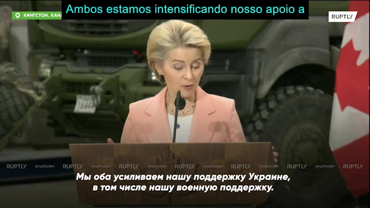 Wait, what?! Did she just say that Canada has been training Ukrainian soldiers since 2015?!