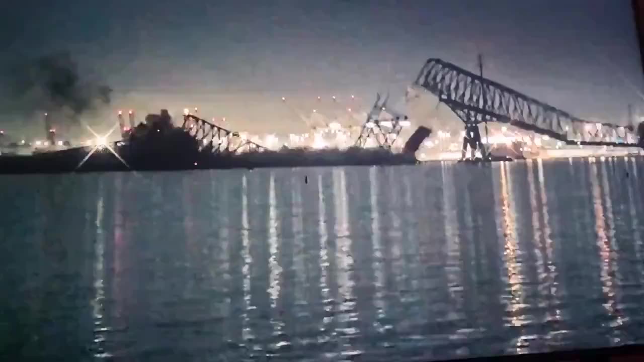 A bridge in Baltimore collapsed after a collision with a cargo ship