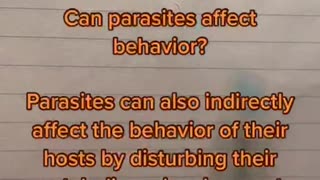 Parasitic infestation = addiction!