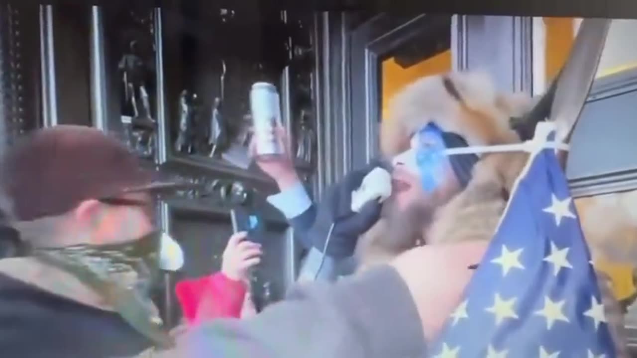 Q Shaman Jacob Chansley Video Surfaces That Blows Up Trump Insurrection Claim