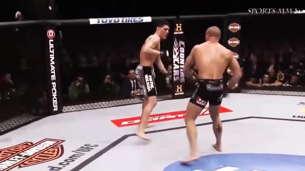 Georges St Pierre vs Nick Diaz Highlights