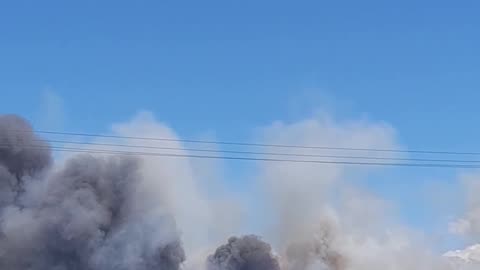 Clouds of Smoke Above Australia