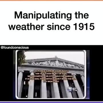 Lawsuit Involving The First Weather Manipulator Charles Hatfield