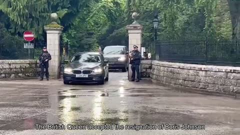 The British Queen accepted the resignation of Boris Johnson