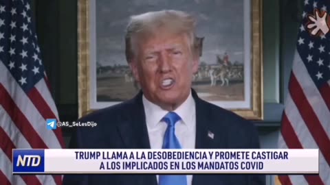 Trump, no toleraremos mas restricciones covid, vacunas o similares 2023/2024