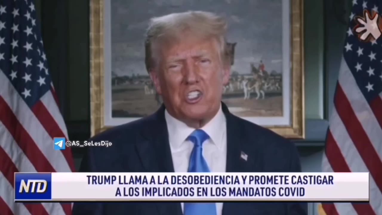 Trump, no toleraremos mas restricciones covid, vacunas o similares 2023/2024