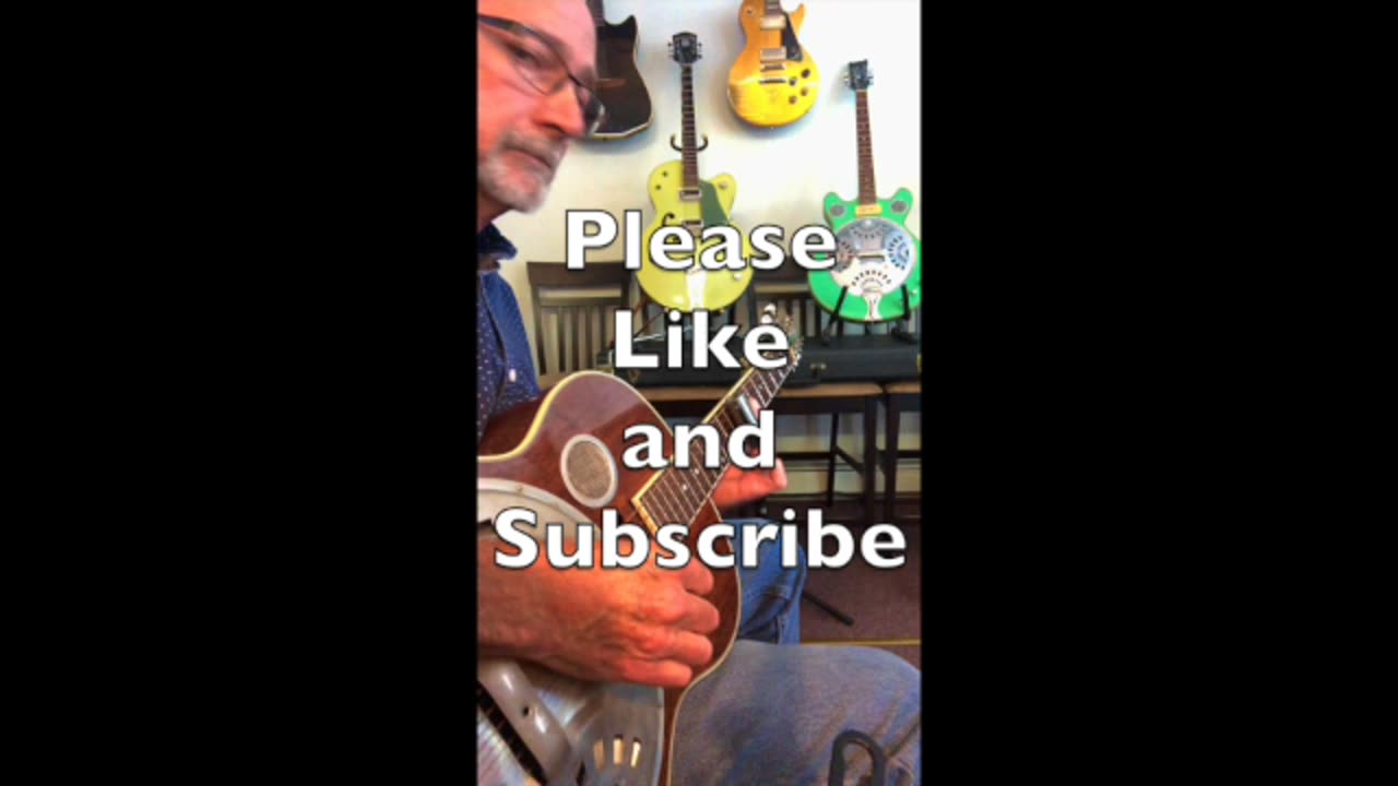 Free Bird - Guitar Slide Solo - on RESONATOR Guitar!