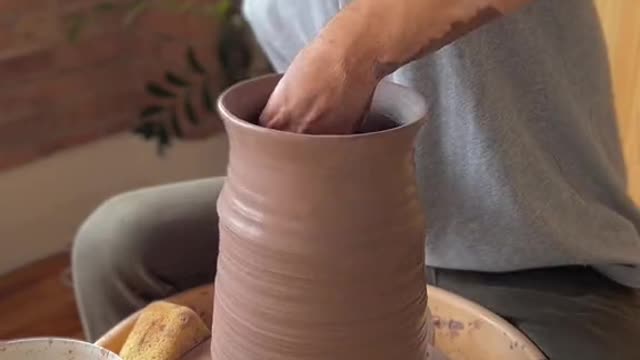 Making a jar to fill with the tears of my own failures #pottery #asmr #satisfying