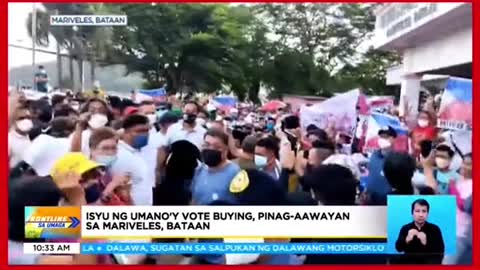 Isyu ng umano'y vote buying, pinag-awayan sa Mariveles, Bataan