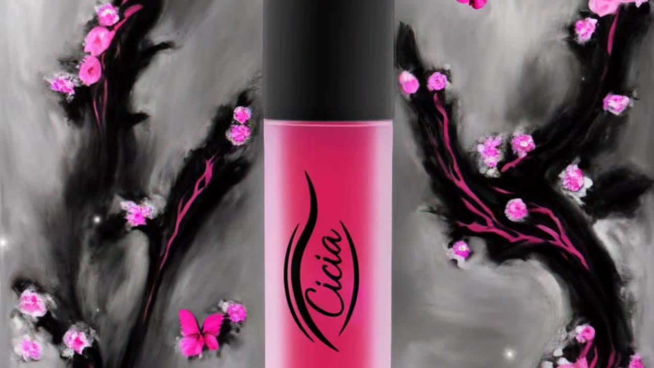 Cicia Premium Pink Lip Oil - Cherry Moisturizing and Nourishing Glossy Finish | Lip Care Treatment