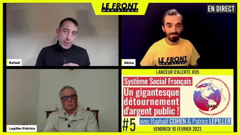 Système social Français : un gigantesque détournement d’argent public 📆 10-02-2023 , 11 février 2023