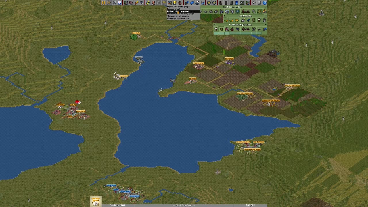 OpenTTD gameplay and vibes Pt.2