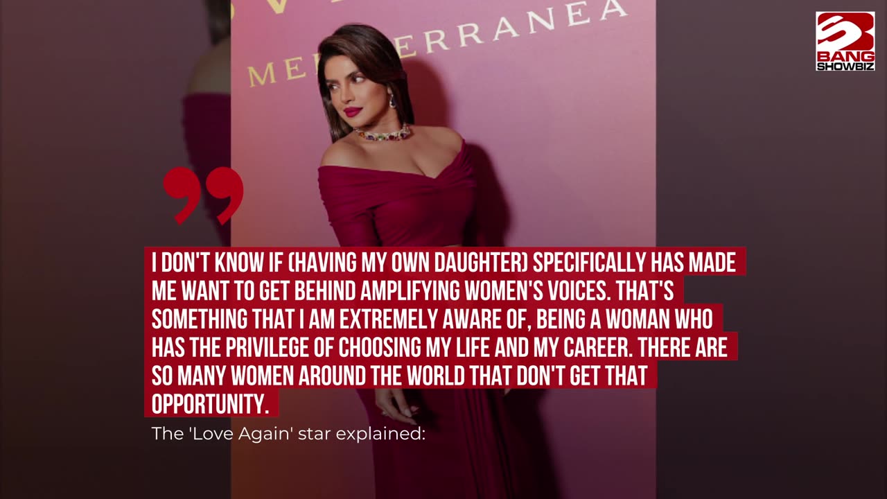 Priyanka Chopra Jonas reveals the greatest thing she has ever achieved.