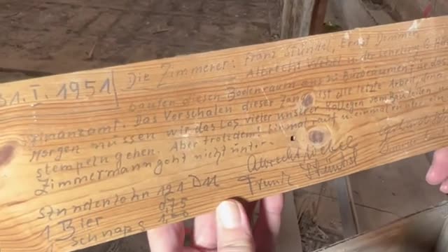 Handwerker finden kuriose Uralt-Botschaft in Anwesen in der Bernburger Talstadt