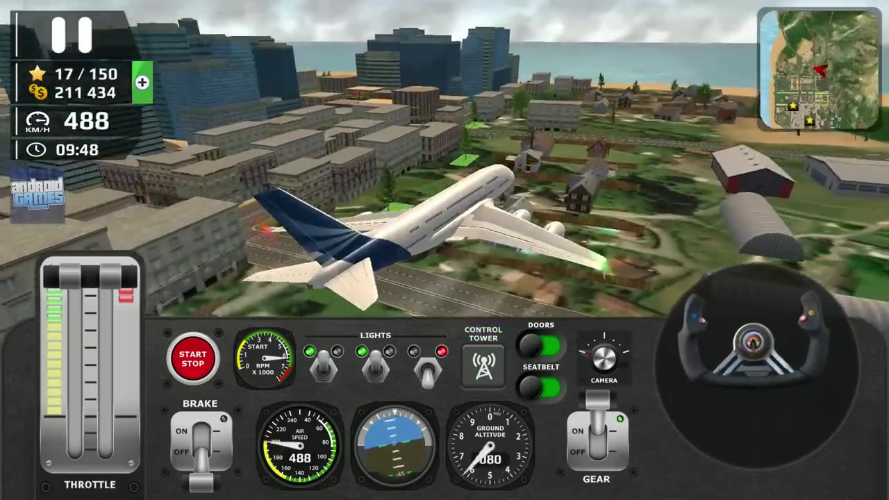 Car Driver & Plane Pilot Simulator #12 - Flight On 4 Planes - Android Gameplay