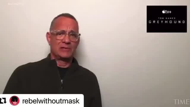 Tom Hanks says he has "no respect" for those who don't wear masks.