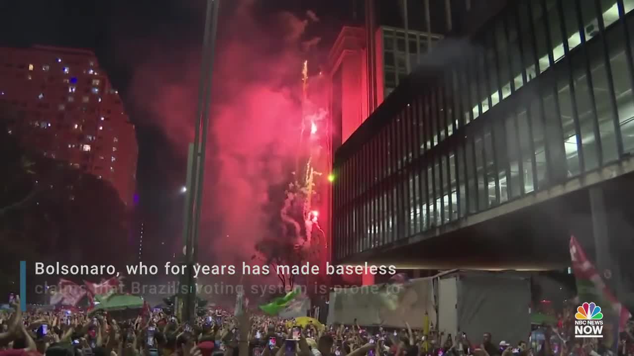 Supporters Of Brazil’s President-Elect Lula da Silva Celebrate Victory Over Bolsonaro