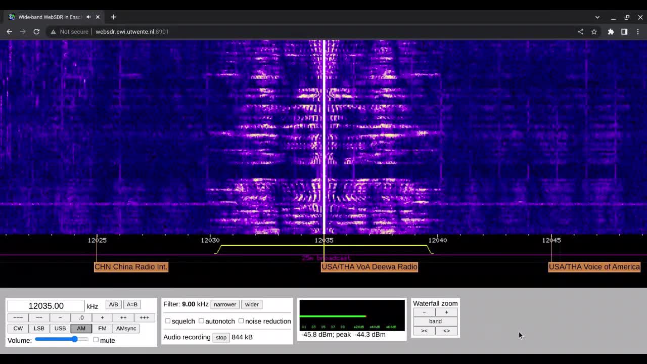 Voice Of Turkey 20/11/2022 1330 UTC 12035kHz