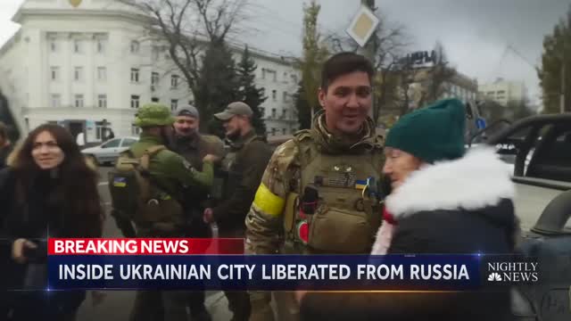 NBC News’ Richard Engel Gives Inside Look Into Newly Liberated City Of Kherson