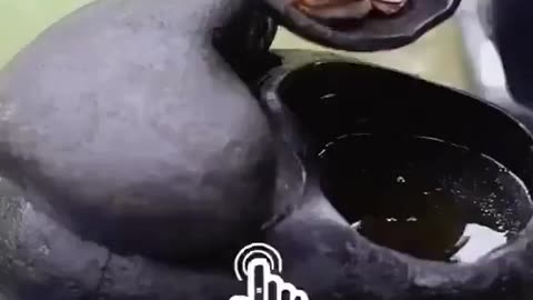 Cooking on a stone oven