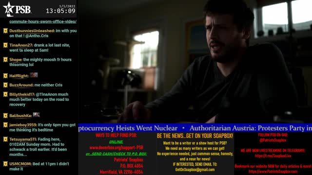 2022-01-01 13:00 EST - PSB Movie Time: