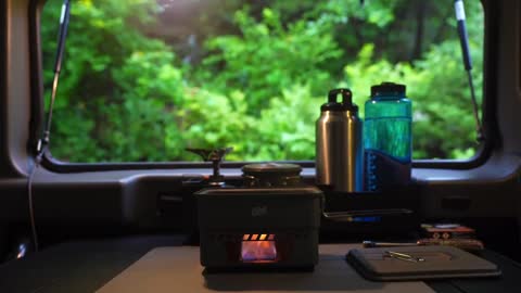 Will you be able to sleep when listening to the rushing streams while camping outdoors by self drivi