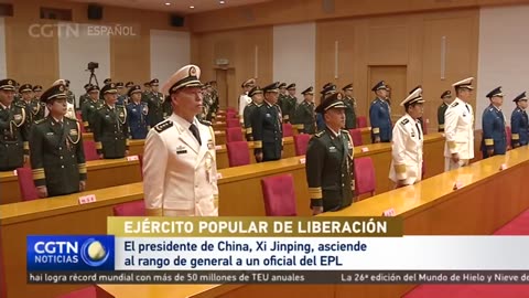 El presidente de China asciende al rango de general a un oficial del Ejército Popular de Liberación