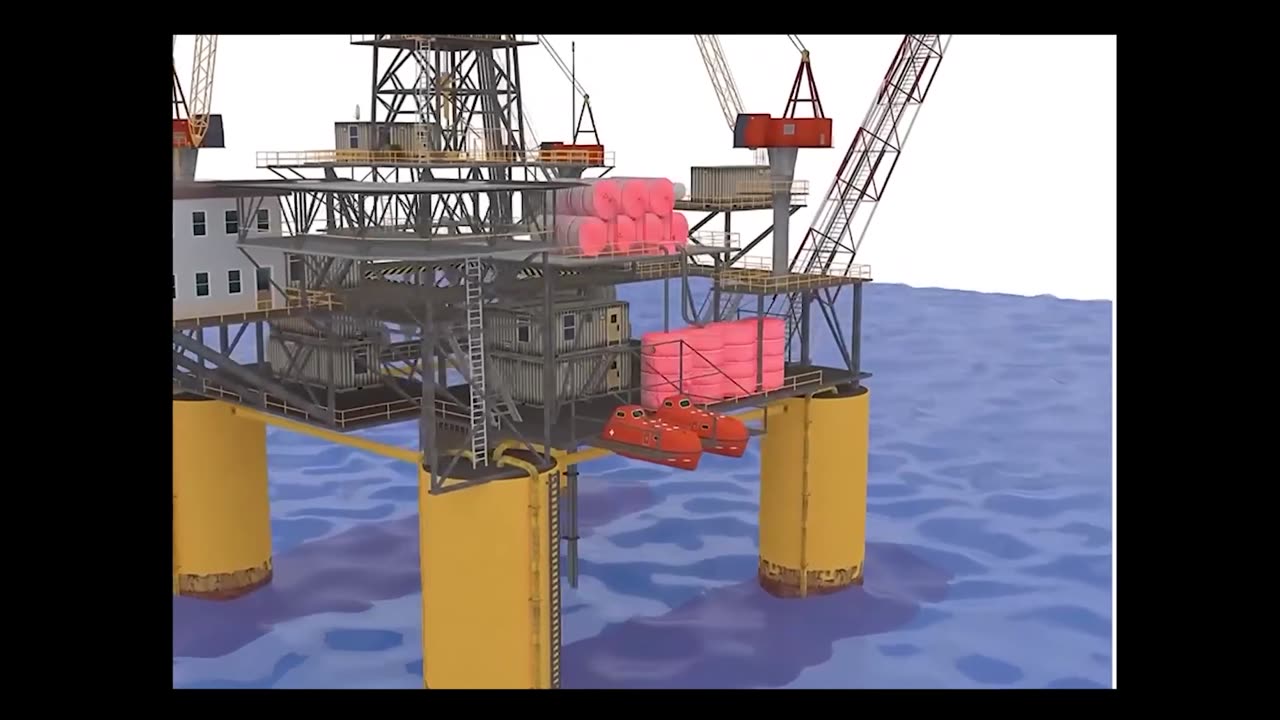 How Oil Rigs Are Built : Engineering Marvels at Sea #oilrigs