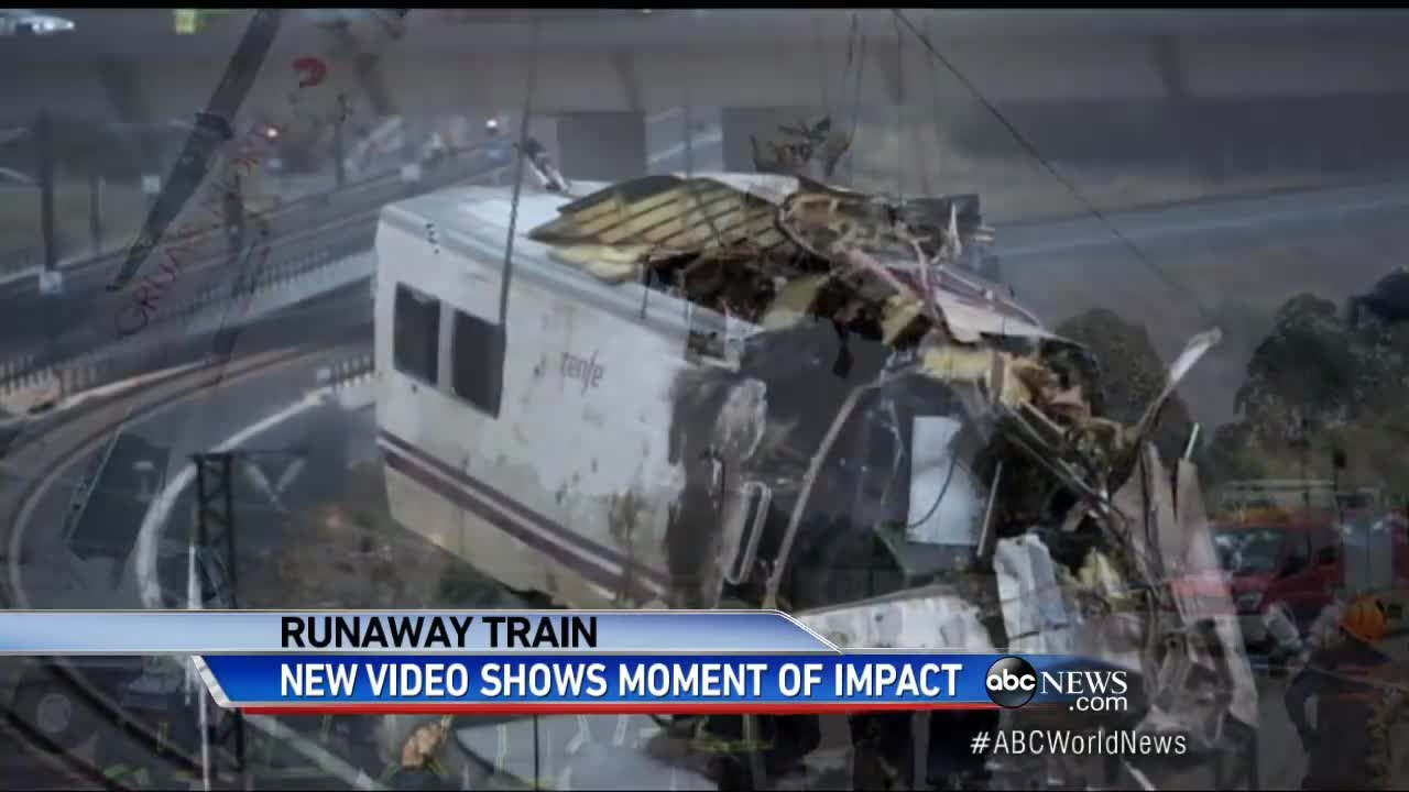 Caught on Tape: Deadly Train Crash in Spain