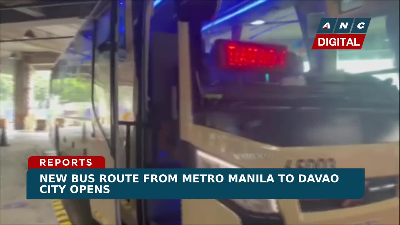 FIRST LOOK: New bus route from Metro Manila to Davao opens