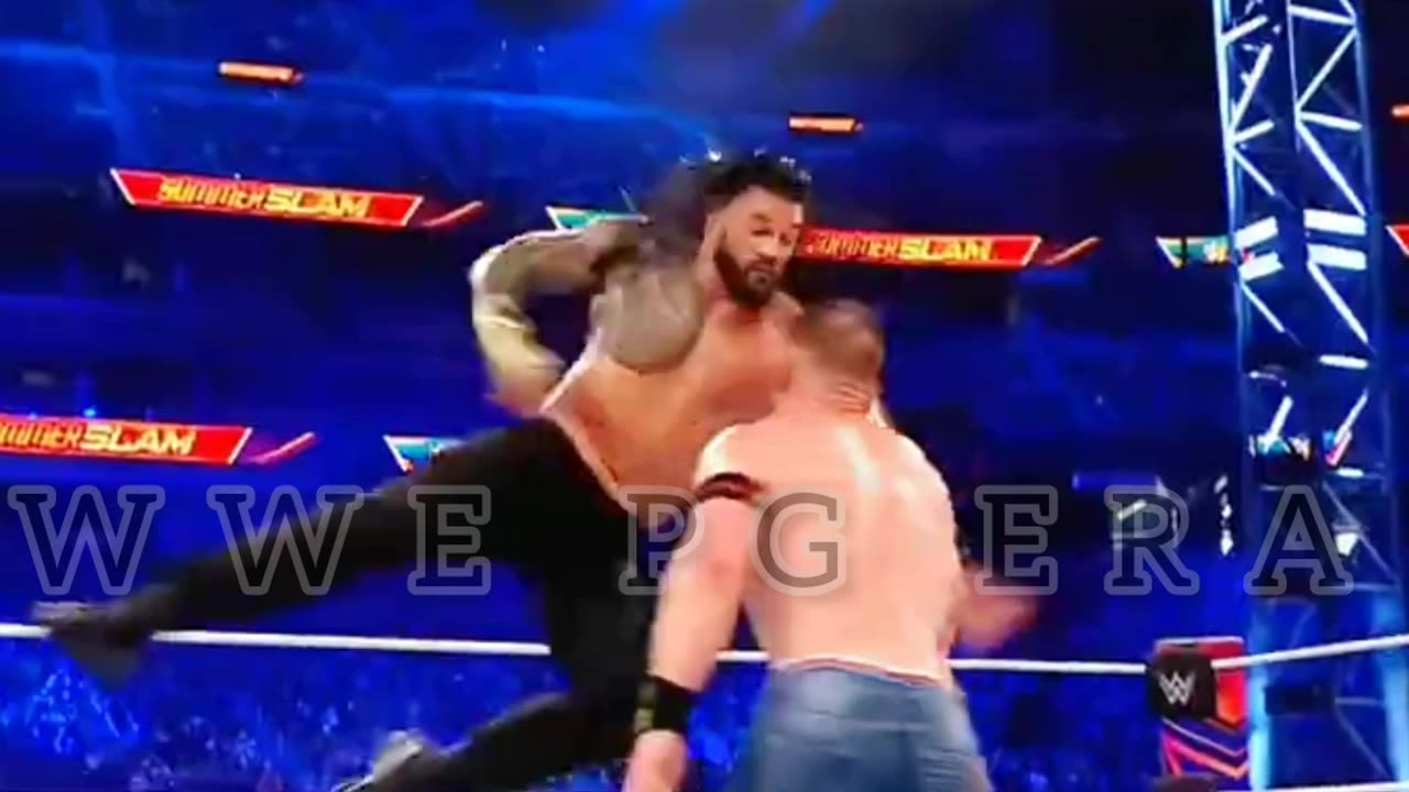 John Cena Vs Roman Reings