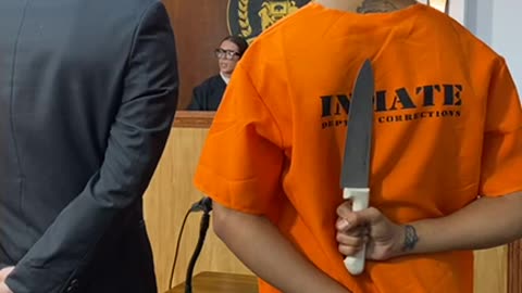 When he goes up to the judge !
