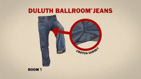 Duluth Trading TV Commercial Ballroom® Jeans - Room to Crouch without Singing Soprano