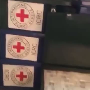 Red Cross - Containers full of Money
