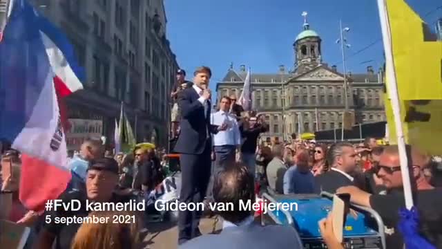 FvD Kamerlid Gideon Meijeren roept de overheid uit tot vijand