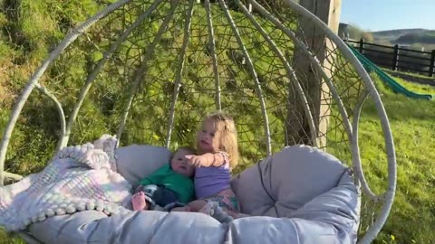 Adorable Baby Girl Falls Asleep With Her Cat Guarding Her! (Cutest Ever!!)