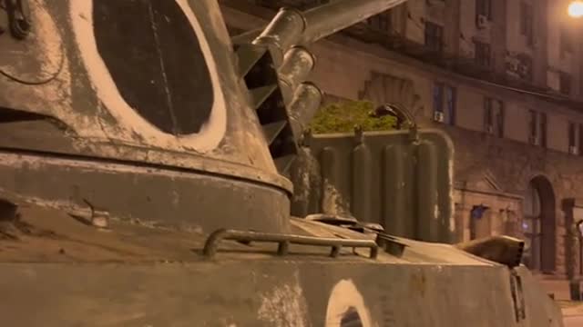 Captured Russian Artillery Protecting Kyiv